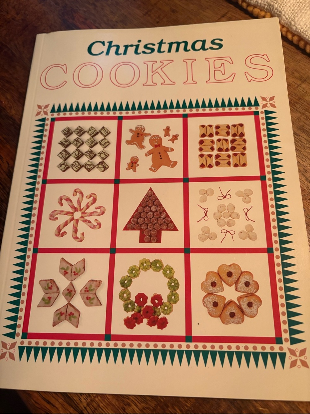 Southern Living Christmas Cookies Cookbook - Teal and Red Accents